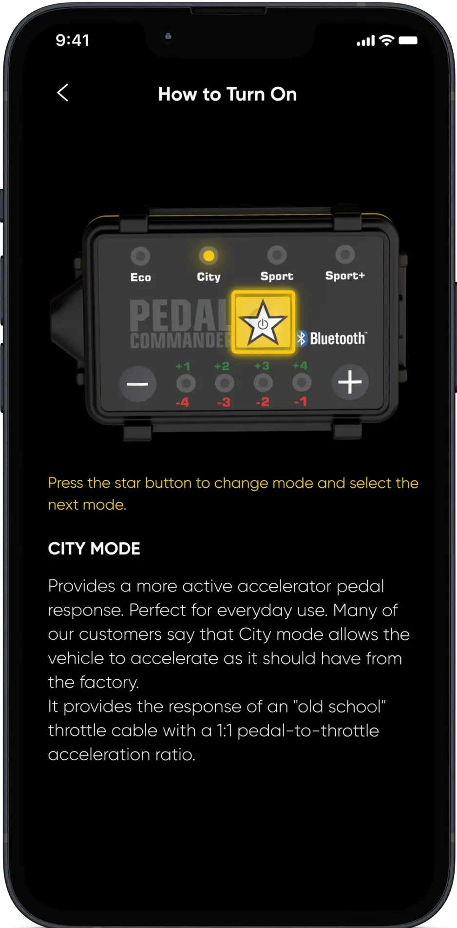 pedal Commander app screenshot-3
