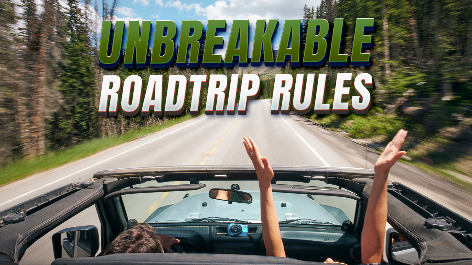 15 Unbreakable Road Trip Rules of A Car Guy