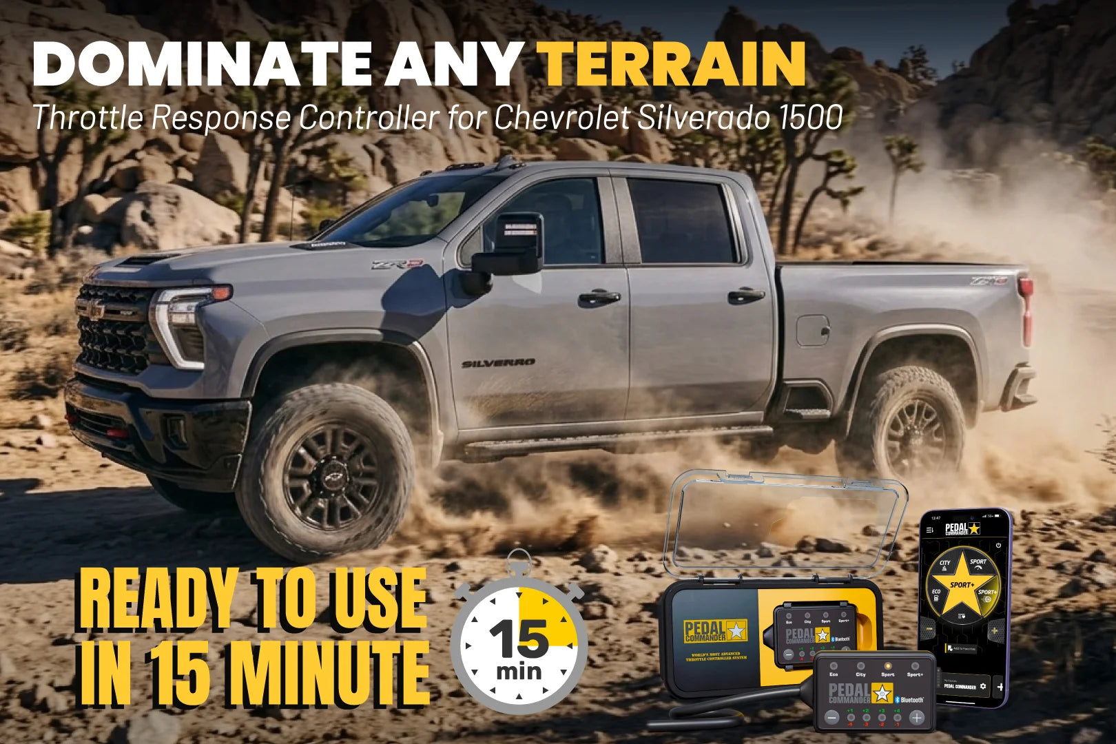 Pedal Commander pour Chevrolet Silverado 1500