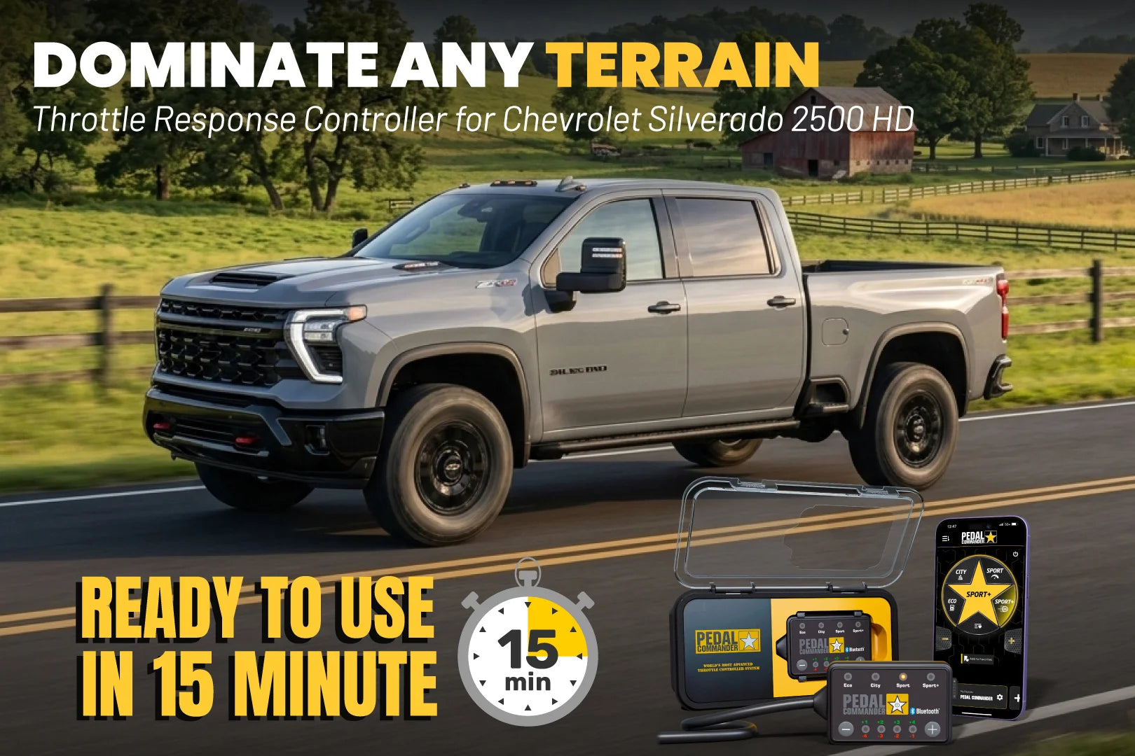 Pedal Commander pour Chevrolet Silverado 2500HD