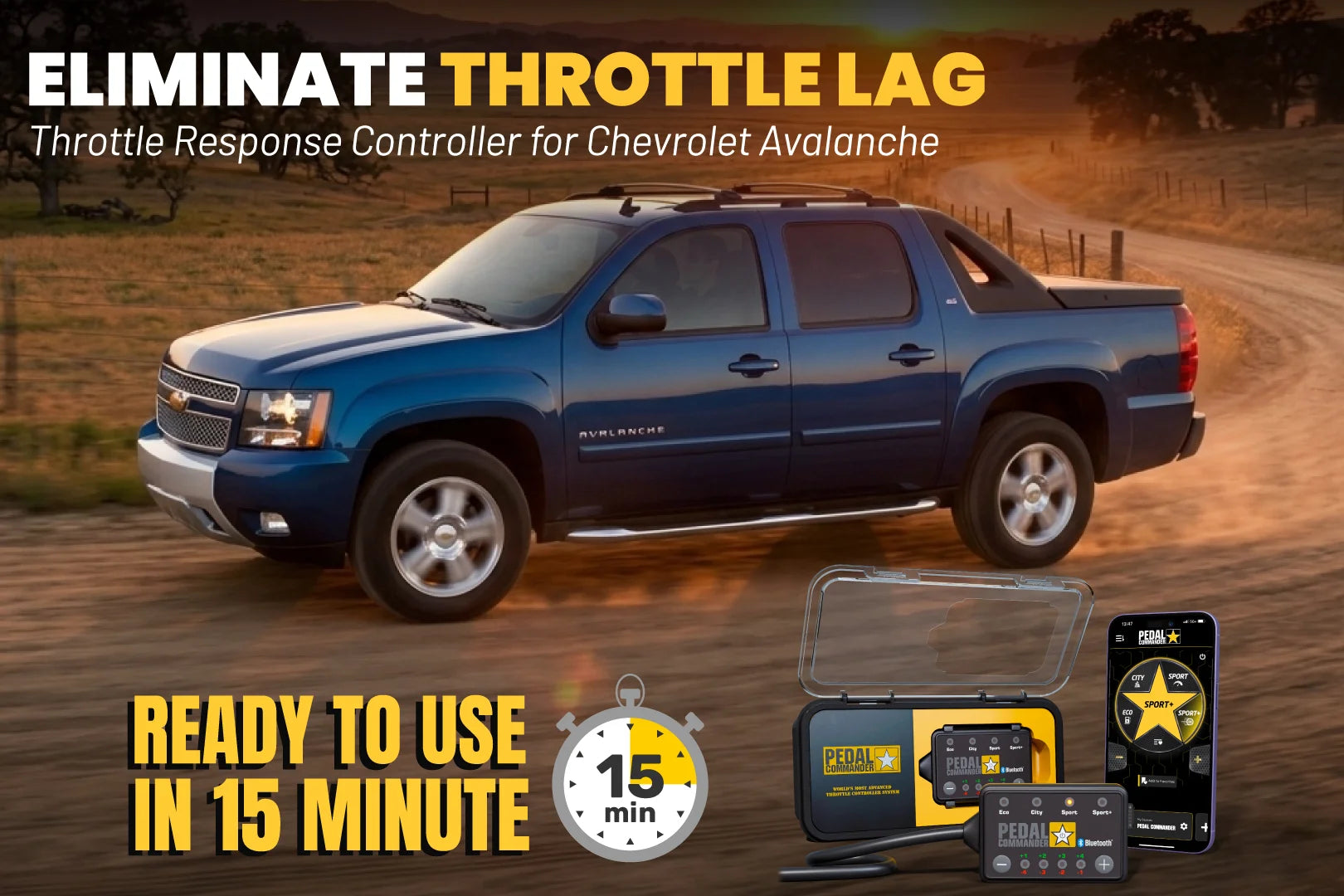 Pedal Commander pour Chevrolet Avalanche