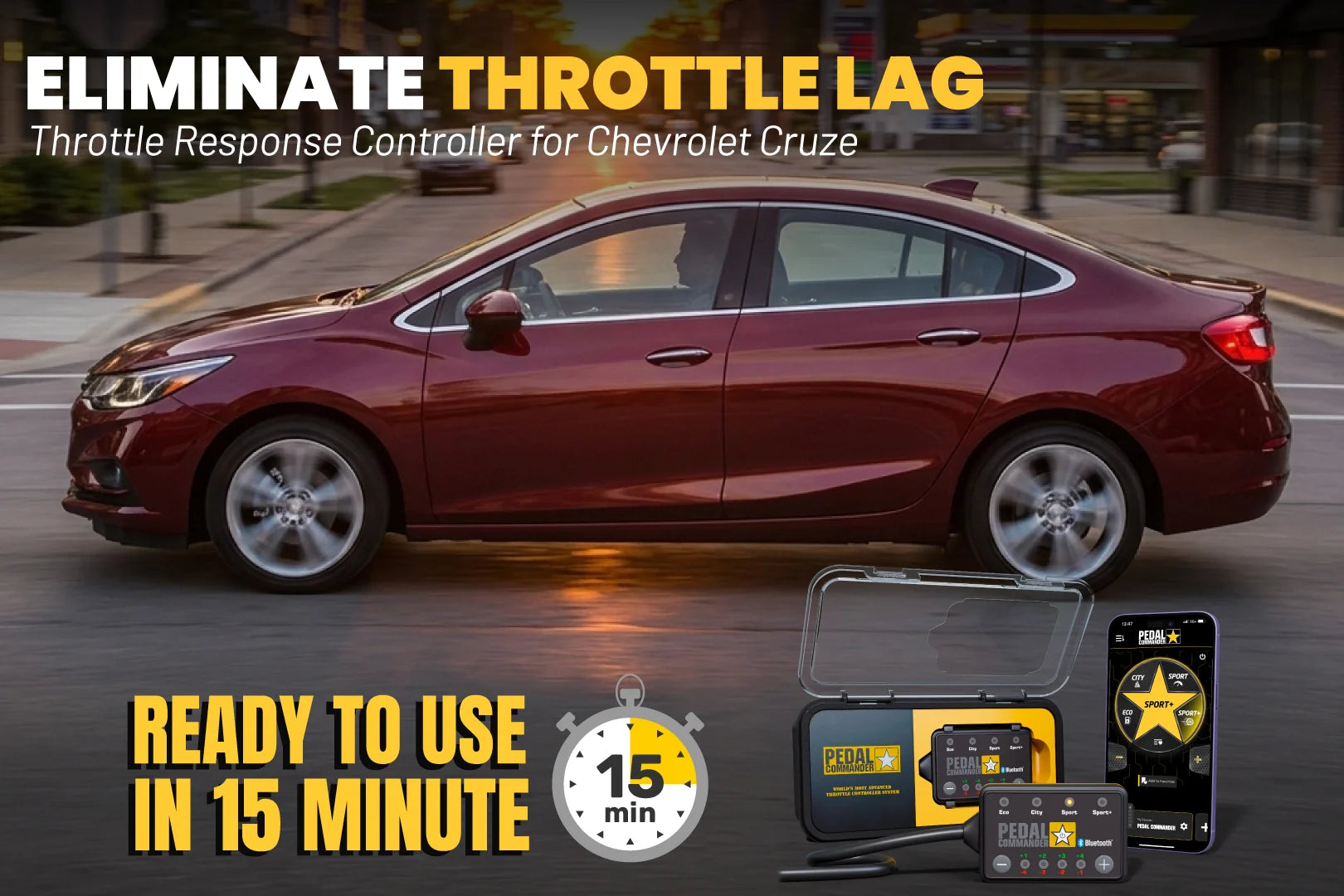 Pedal Commander pour Chevrolet Cruze
