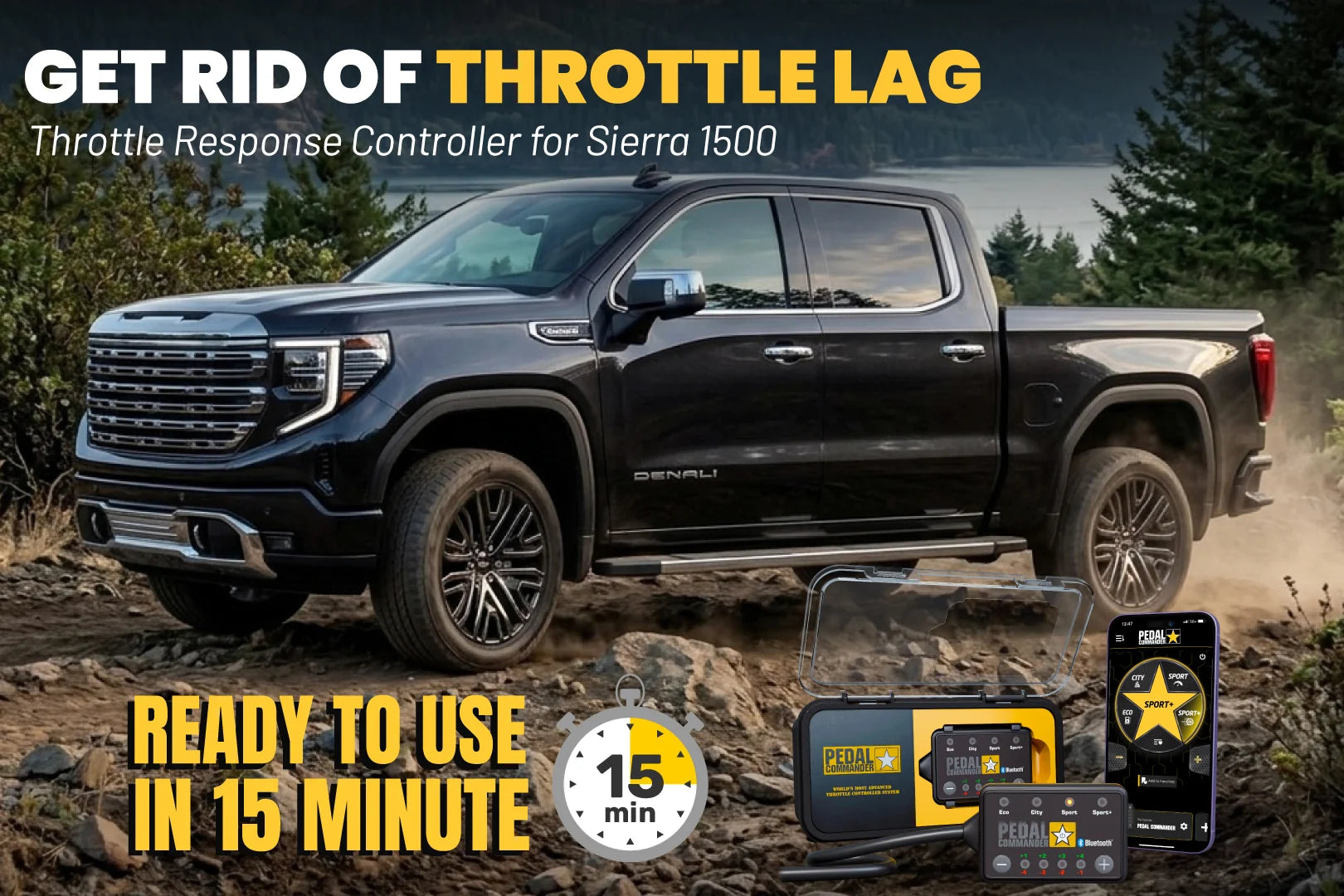 Pedal Commander pour GMC Sierra 1500