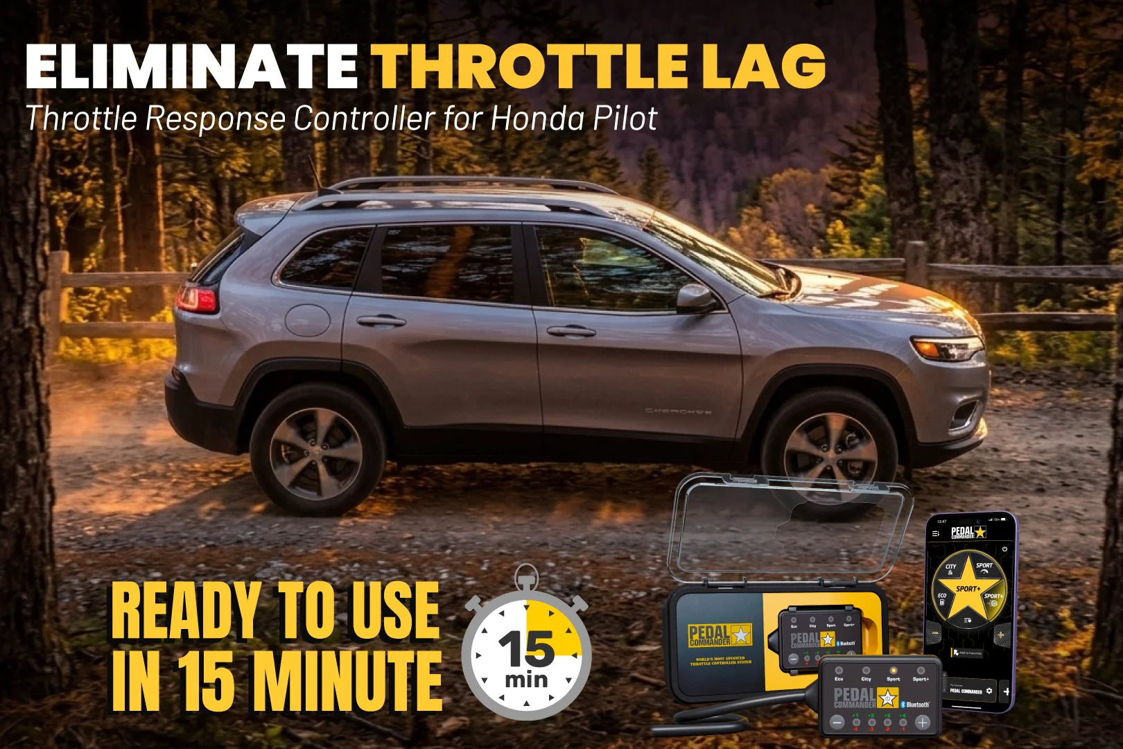 Pedal Commander for Jeep Cherokee