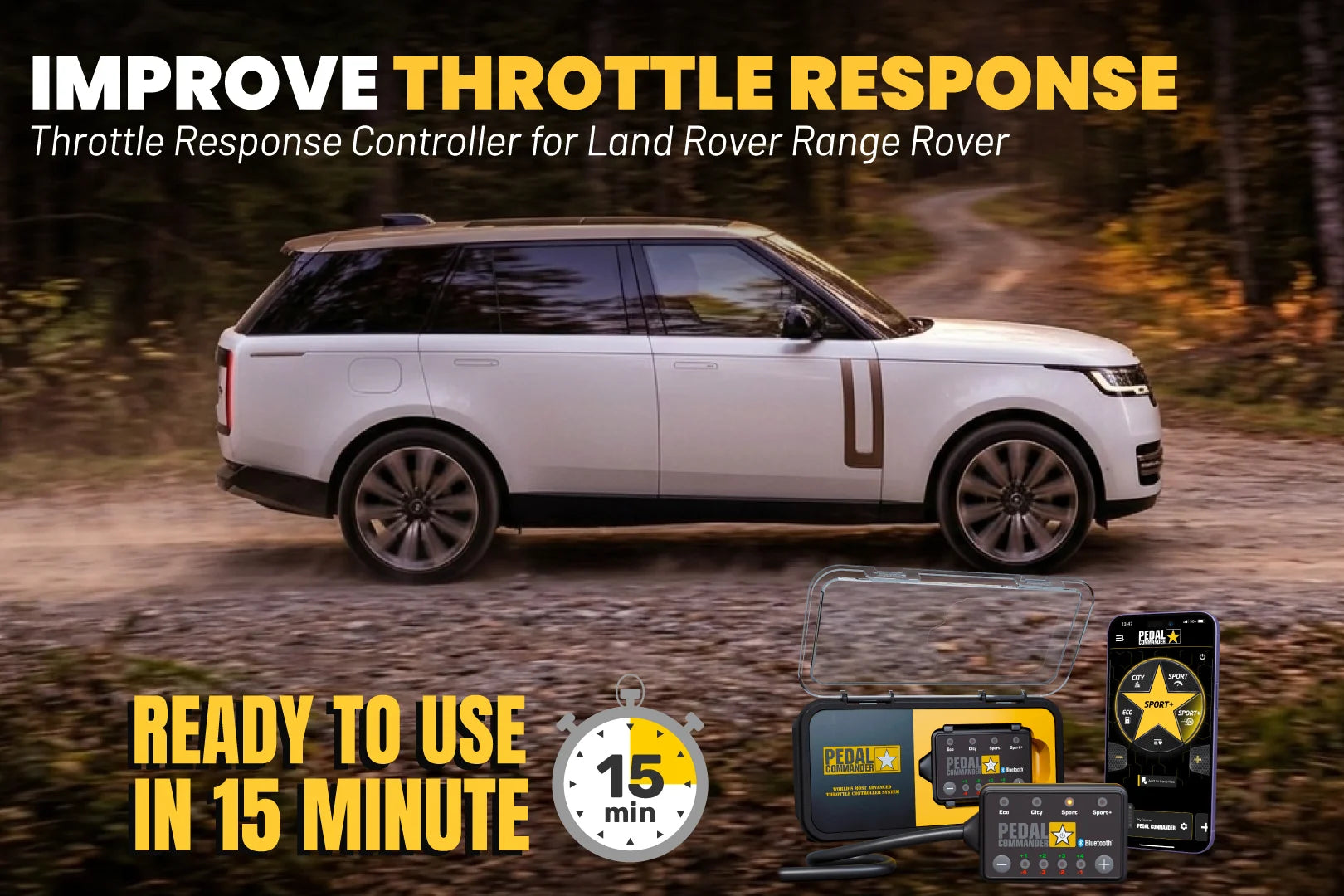 Pedal Commander pour Land Rover Range Rover