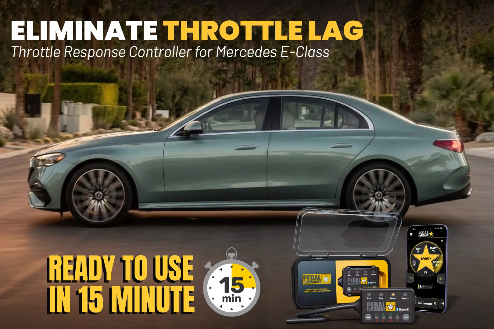 Pedal Commander pour Mercedes Classe E
