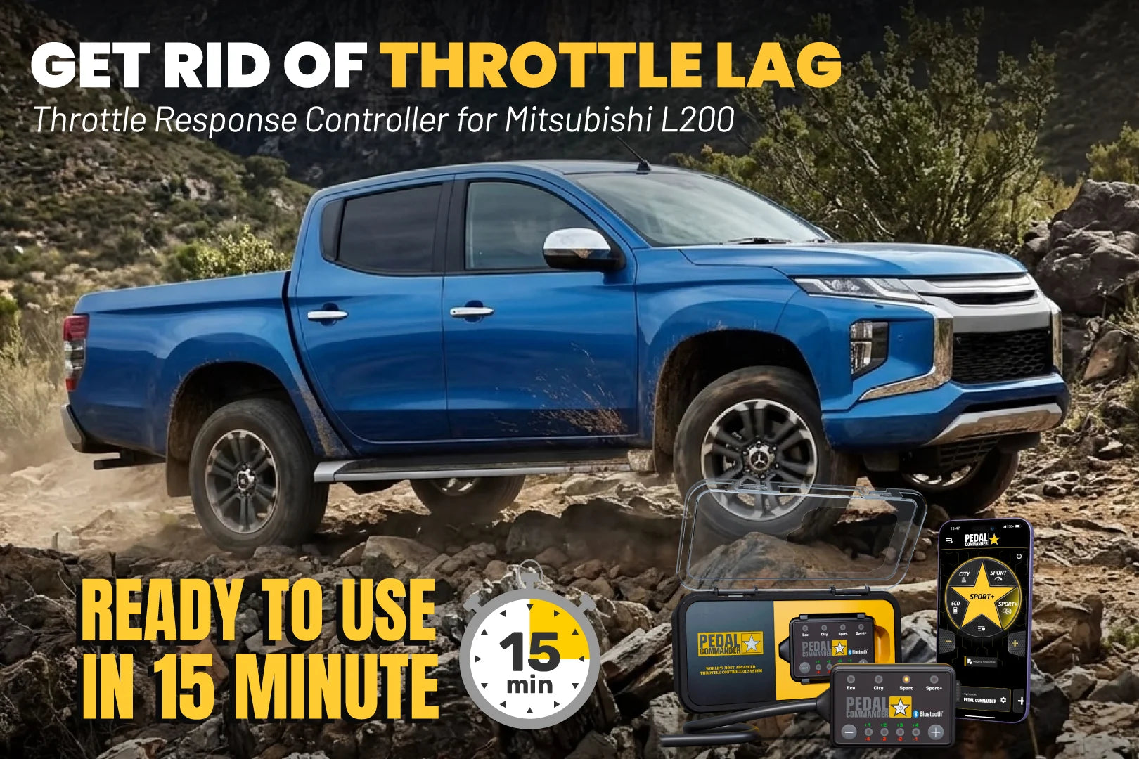 Pedal Commander® pour Mitsubishi L200