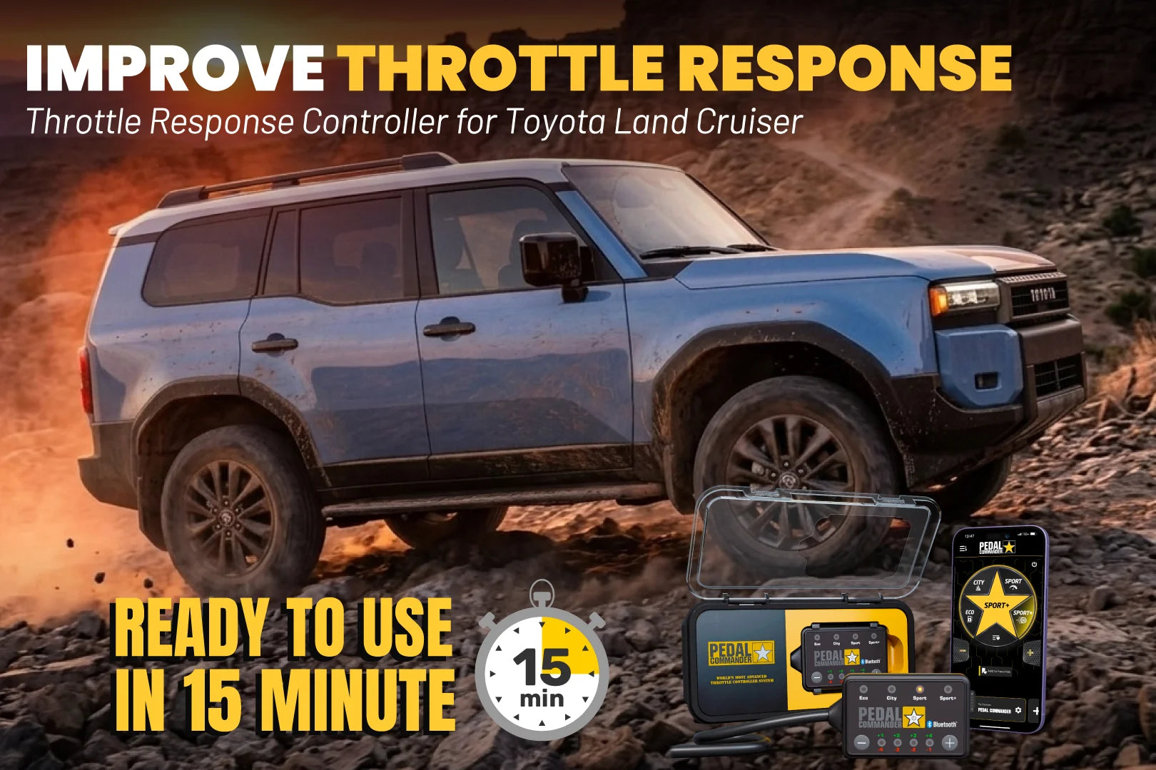 Pedal Commander pour Toyota Land Cruiser