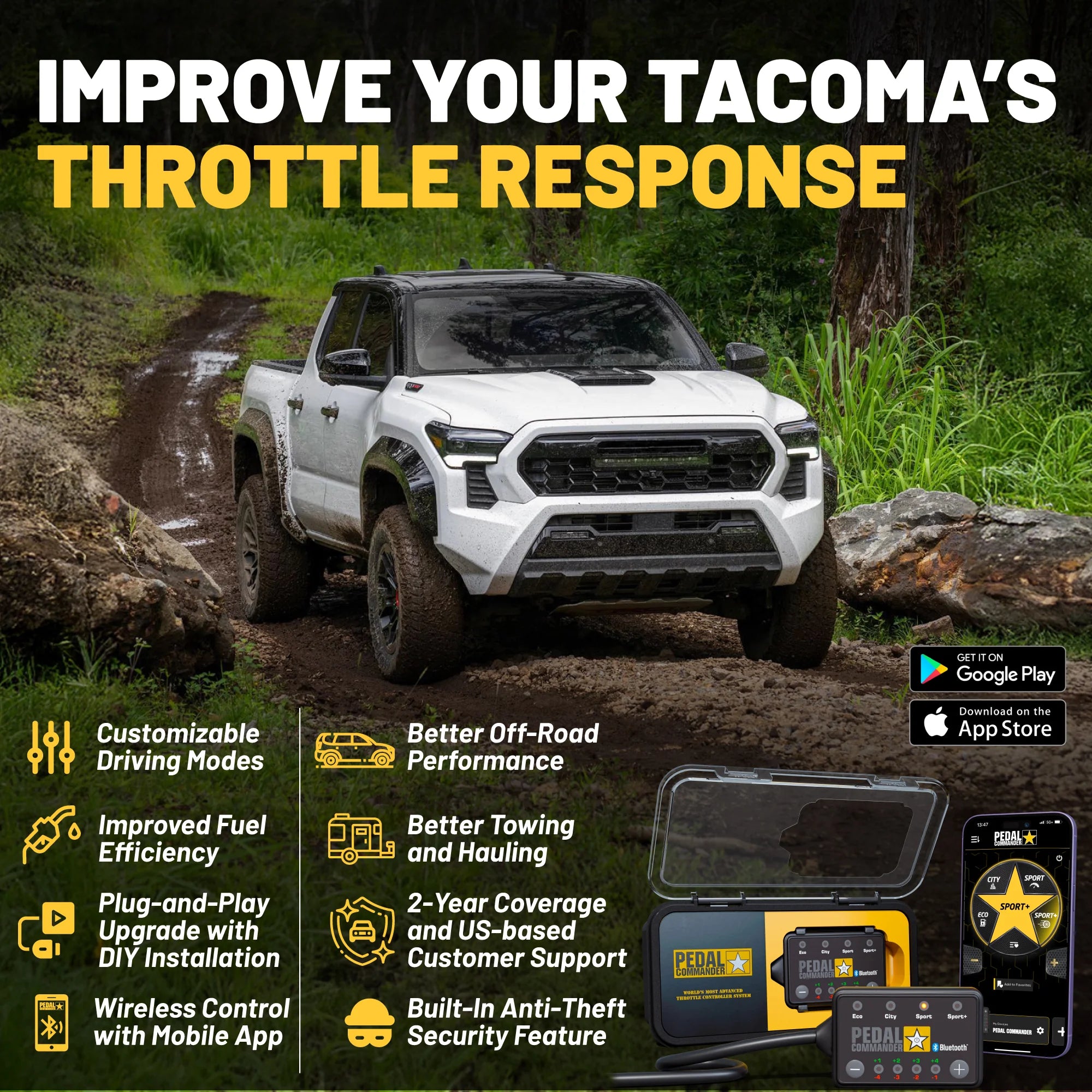 Pedal Commander pour Toyota Tacoma
