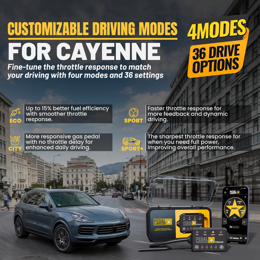 Pedal Commander pour Porsche Cayenne