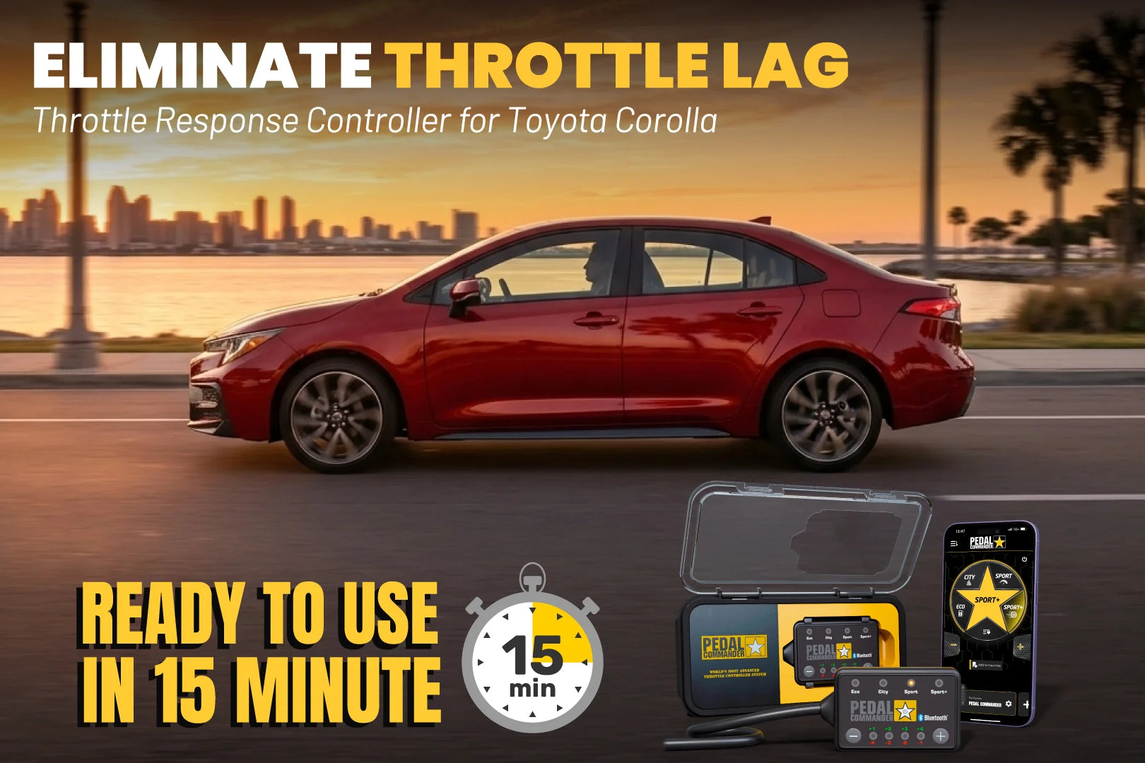 Pedal Commander pour Toyota Corolla